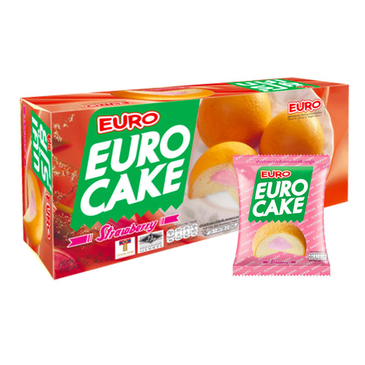 Euro Custard Cream Cakes - Strawberry