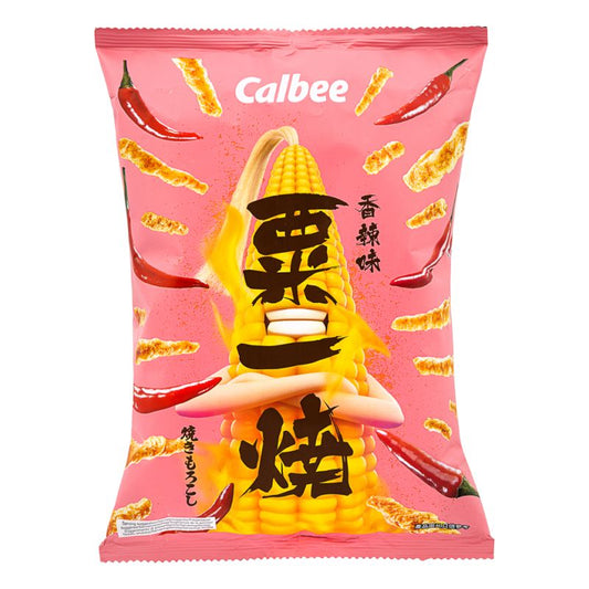 Calbee Grill-A-Corn – Hot & Spicy Flavour 80g