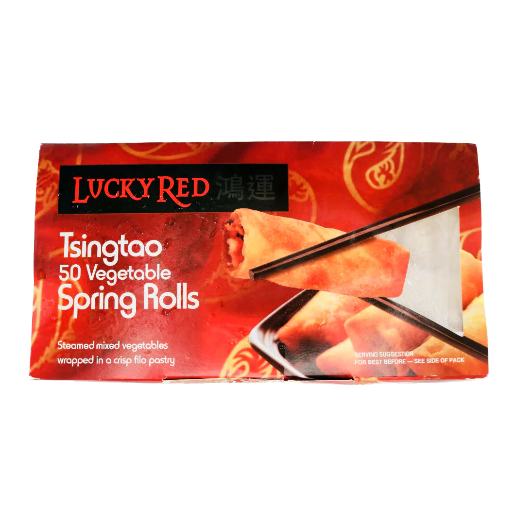 Lucky Red Vegetable Spring Rolls (50 pieces)