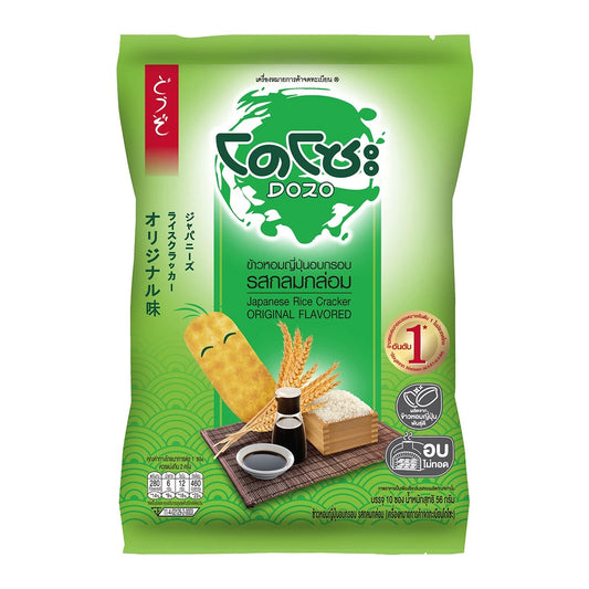 Dozo Japanese Rice Cracker Corn Cheese & Nori Seaweed Flavour