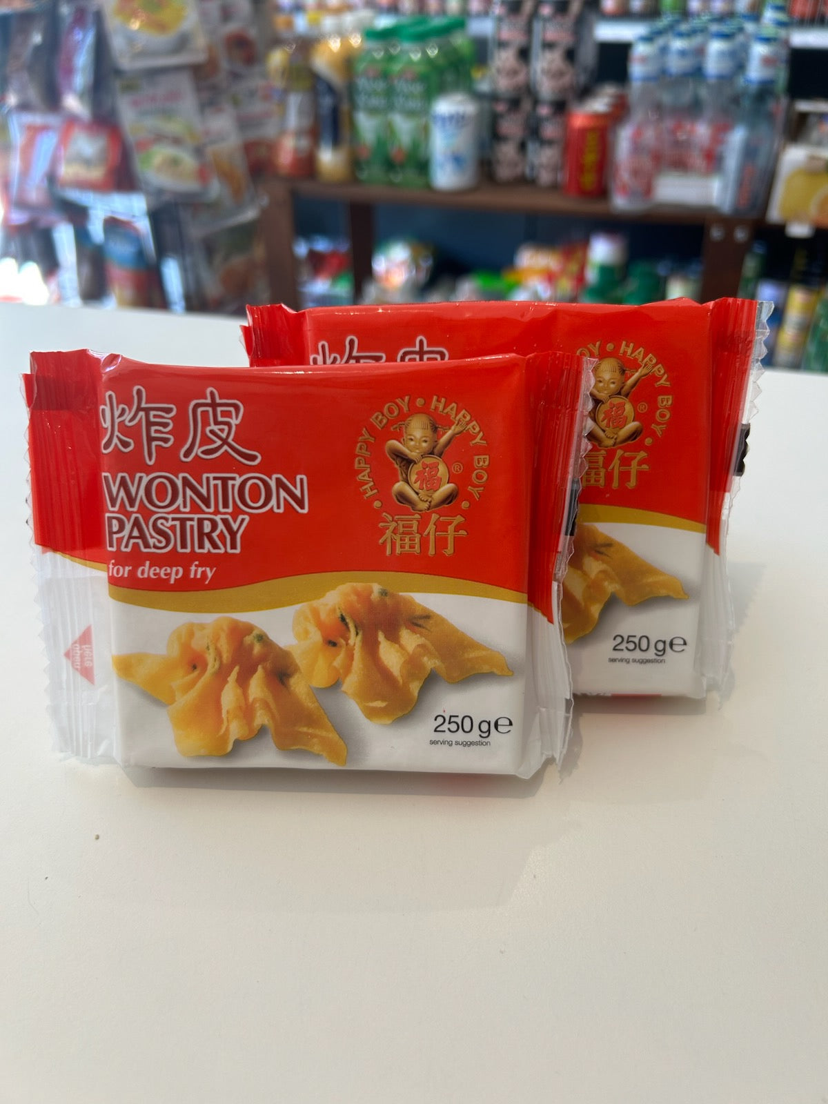Happy Boy Wonton Pastry (Red)