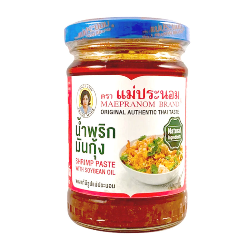 Mae Pranom Shrimp Paste with Soybean Oil (Shrimp Fat in Oil) 180g