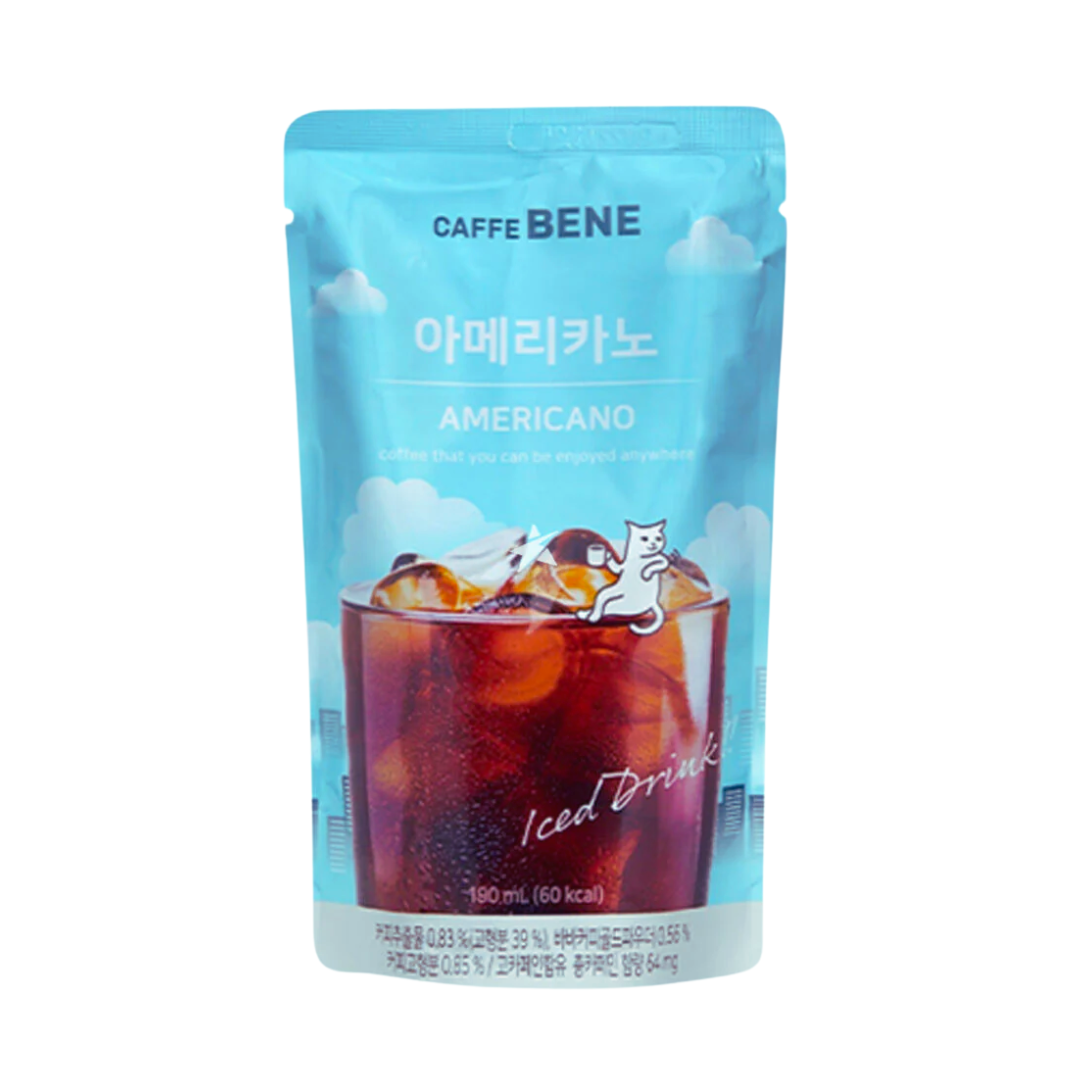 Caffe Bene Pouch Iced Drink - Americano 190ml