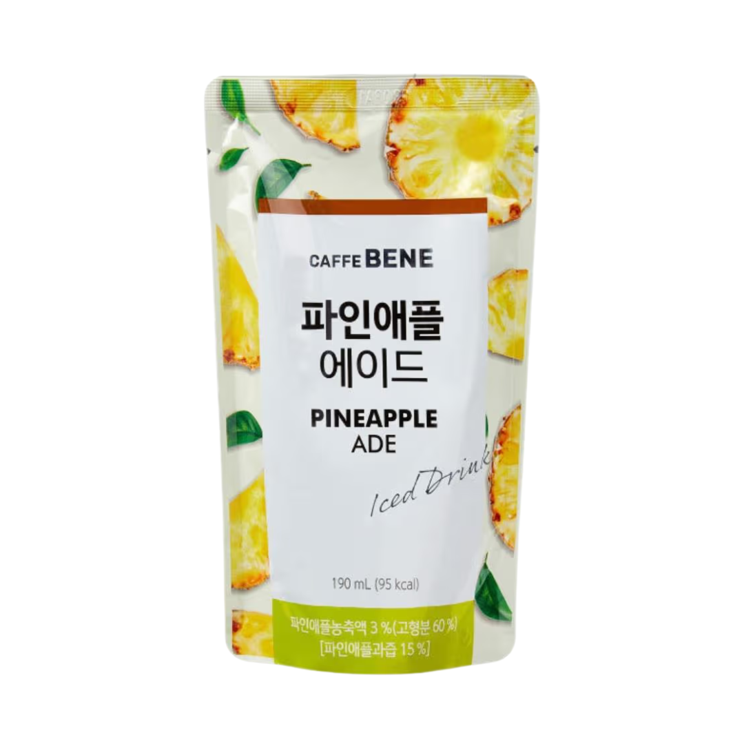 Caffe Bene Pouch Iced Drink - Pineapple 190ml