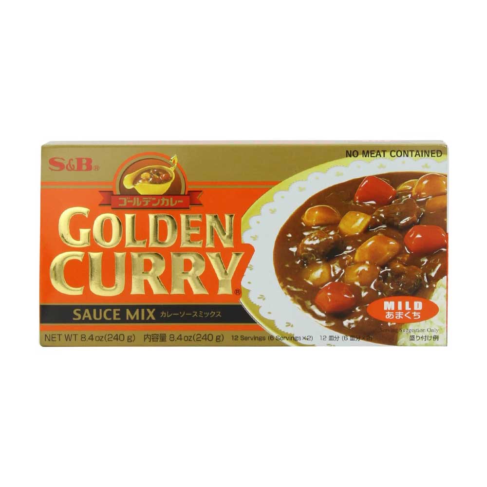 S&B Golden Curry Sauce Mix – Mild