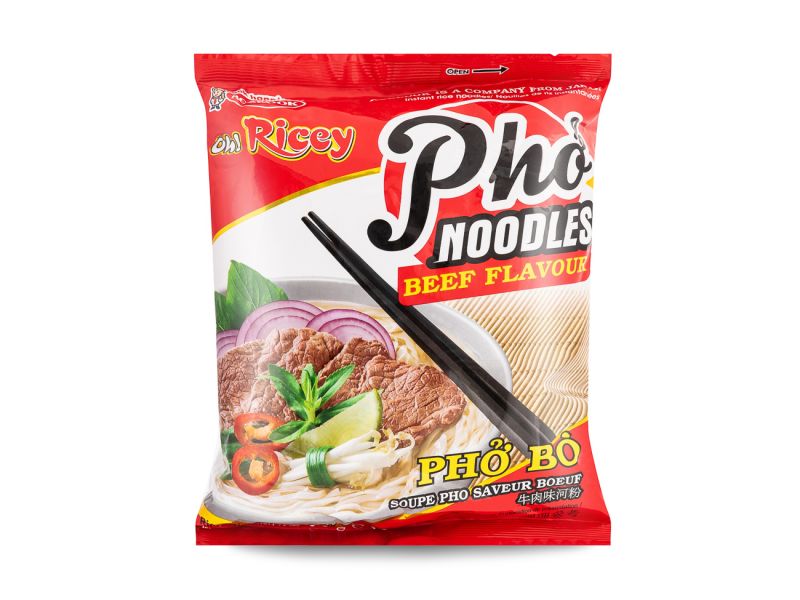 Oh Ricey Instant Beef Flavour Pho Noodles (Pho Bo)