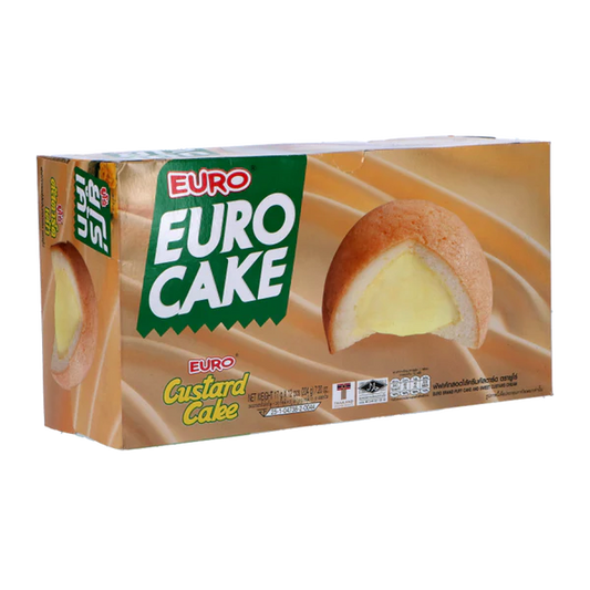 Euro Custard Cream Cakes - Custard