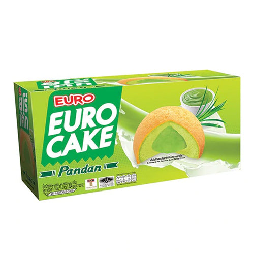 Euro Custard Cream Cakes - Pandan