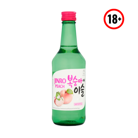 Jinro Peach Soju 복숭에이슬 (ABV 13%)