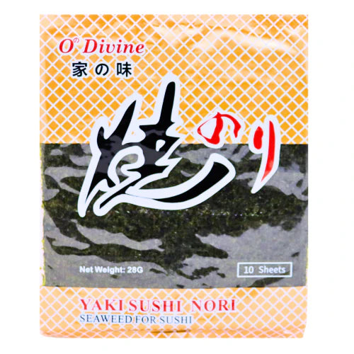 O'Divine Sushi Nori (10 sheets) Gold