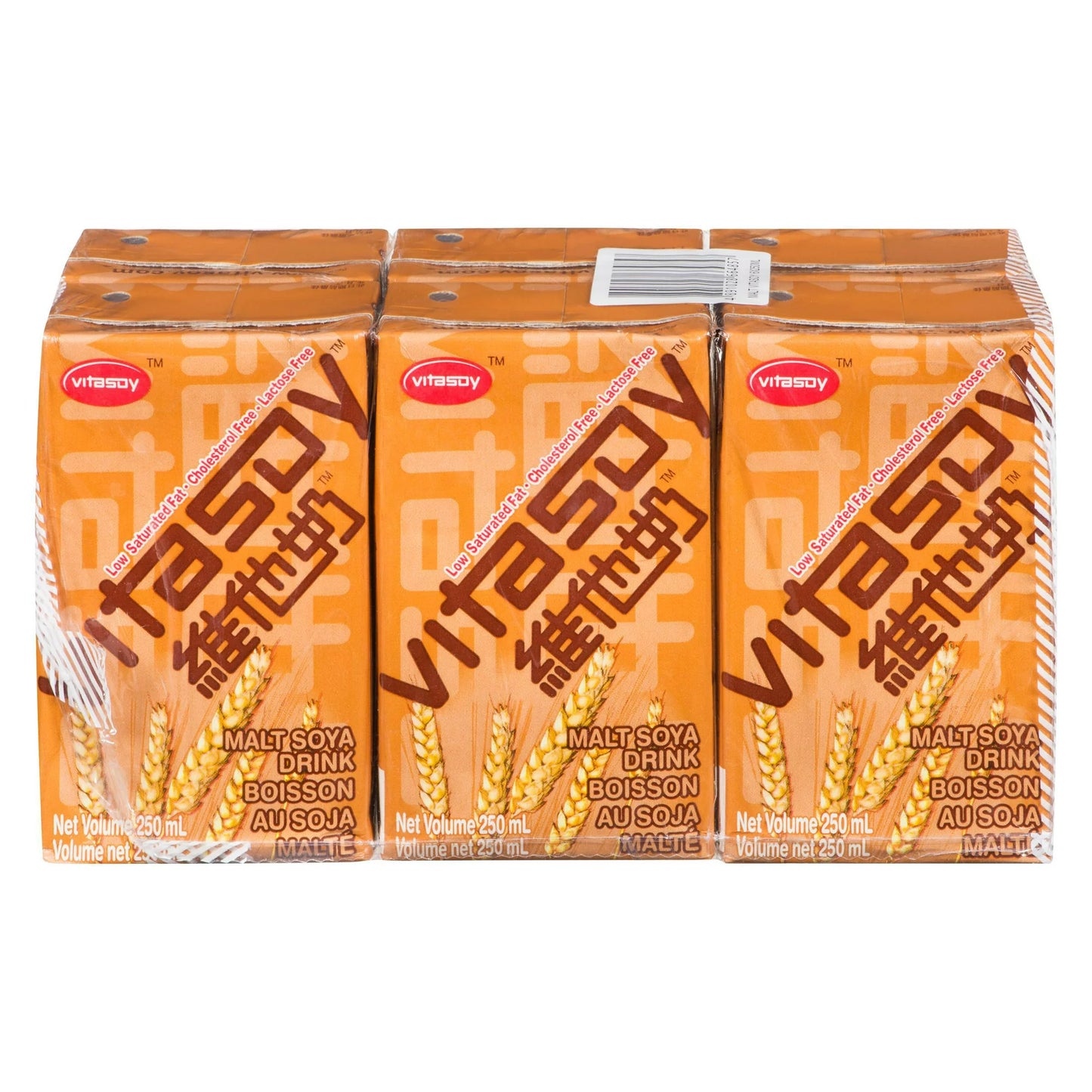 Vitasoy Malt Flavour Soy Milk (Pack of 6)